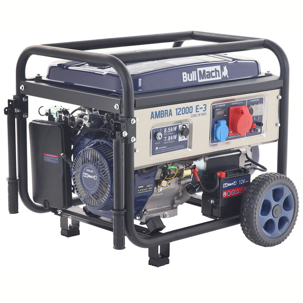 bullmach ambra 12000 e 3 groupe électrogène 8.5 kw triphasé version sur chariot bullmach ambra 12000 e 3 groupe électrogène 8.5 kw triphasé version sur chariot