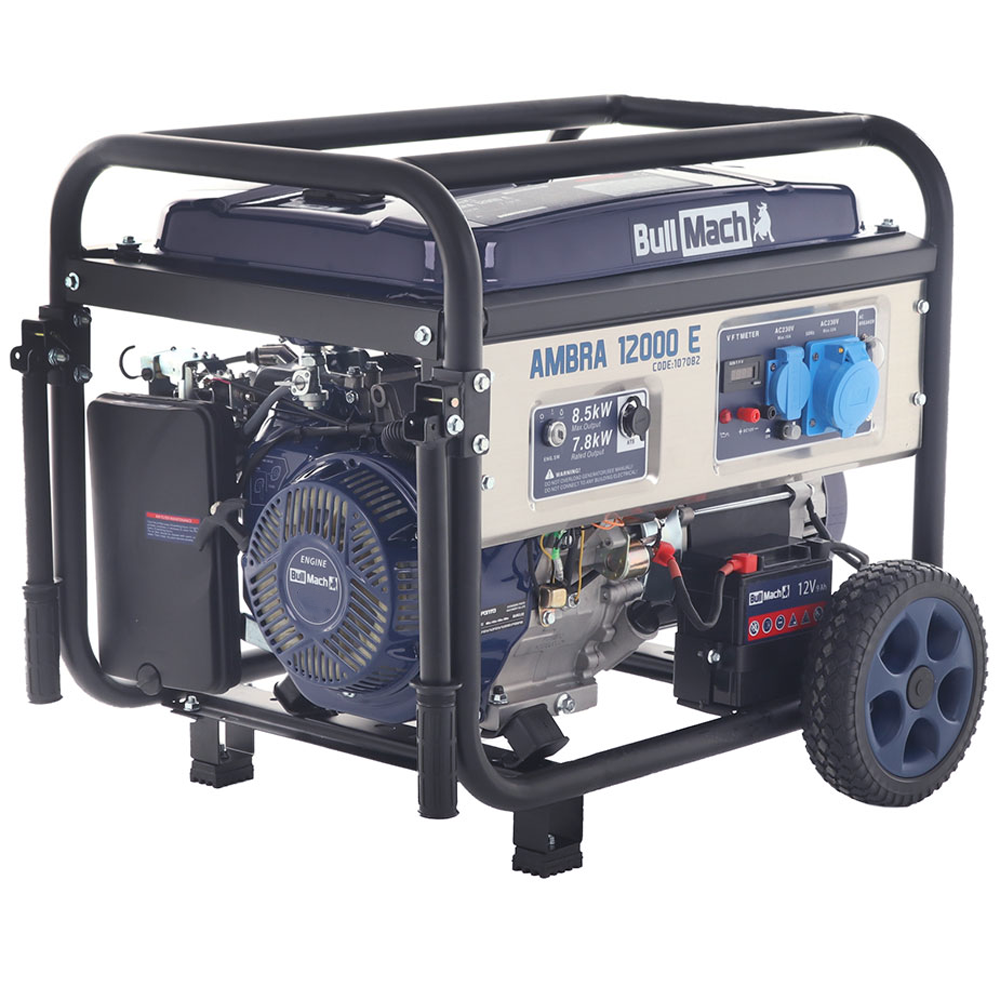bullmach ambra 12000 e groupe électrogène 8.5 kw monophasé version sur chariot bullmach ambra 12000 e groupe électrogène 8.5 kw monophasé version sur chariot