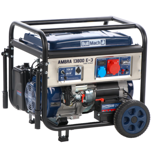 bullmach ambra 13800 e 3 groupe électrogène sur chariot à essence avec avr 10 kw 9 kw triphasée bullmach ambra 13800 e 3 groupe électrogène sur chariot à essence avec avr 10 kw 9 kw triphasée