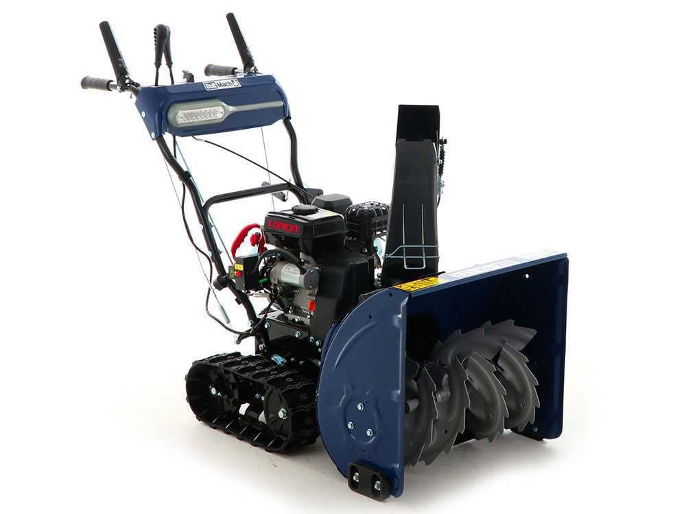 bullmach bm 61 lte fraise à neige thermique à chenilles loncin h200