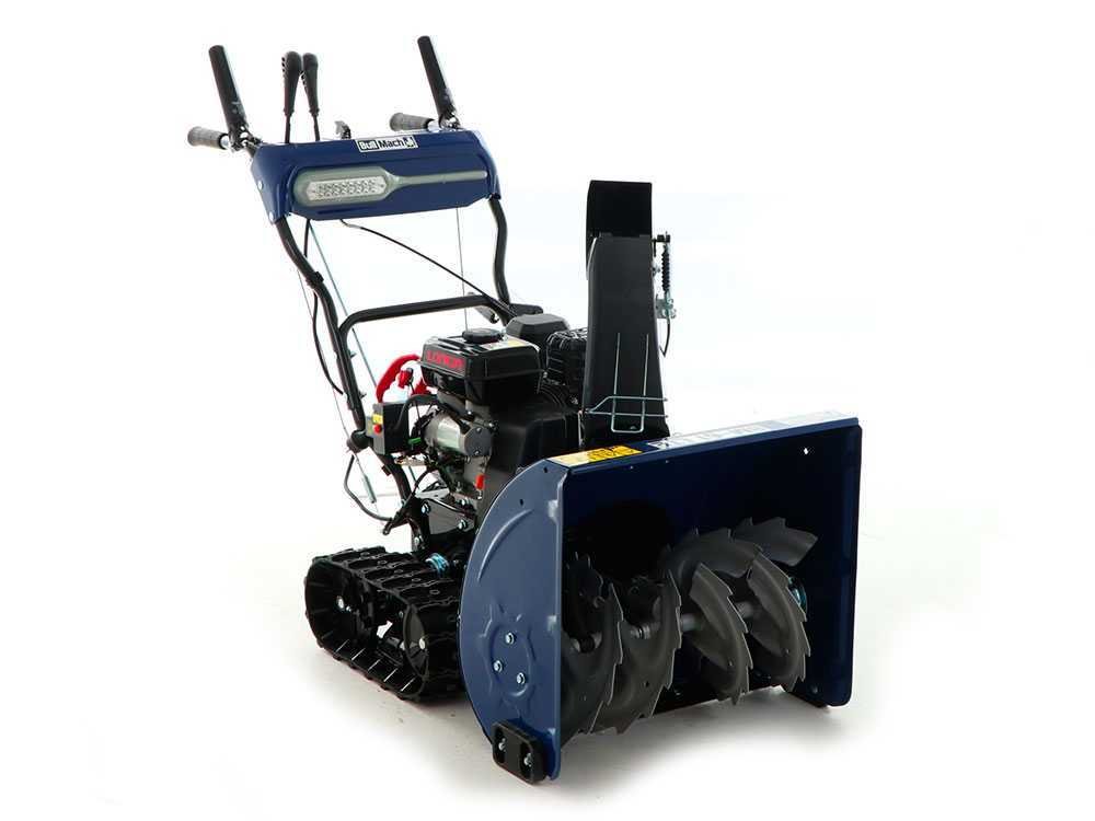 bullmach bm 61 lte fraise à neige thermique à chenilles loncin h200
