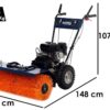 bullmach bm ss 80 wel balayeuse multifonction avec démarrage électrique - Machines territoires bullmach bm ss 80 wel balayeuse multifonction avec démarrage électrique