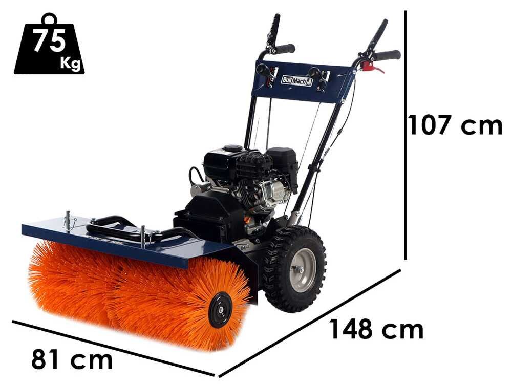 bullmach bm ss 80 wel balayeuse multifonction avec démarrage électrique - Machines territoires bullmach bm ss 80 wel balayeuse multifonction avec démarrage électrique