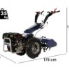 bullmach chimera 400b motoculteur à essence 420cc 15 cv - Machines territoires bullmach chimera 400b motoculteur à essence 420cc 15 cv