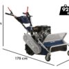bullmach falx 600 l tondeuse débroussailleuse à couteaux loncin g200f
