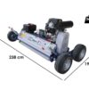 bullmach pan 150 l tondeuse débroussailleuse tractée pour quad loncin lc2v80fd
