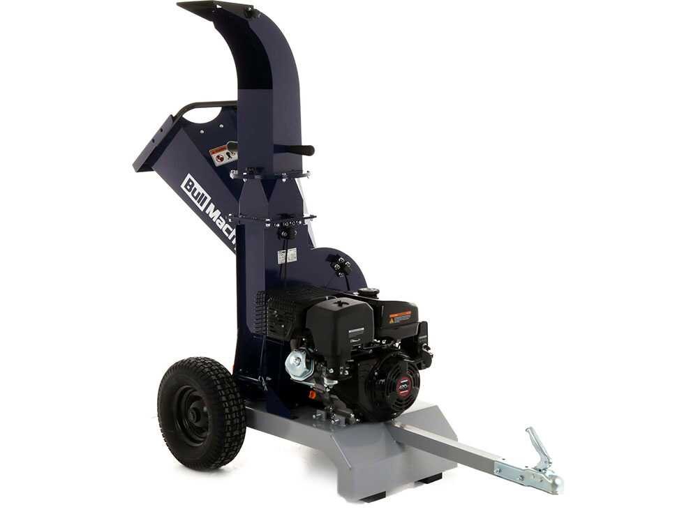 bullmach zeus 120 le broyeur thermique professionnel moteur à essence 15 cv avec démarrage électrique