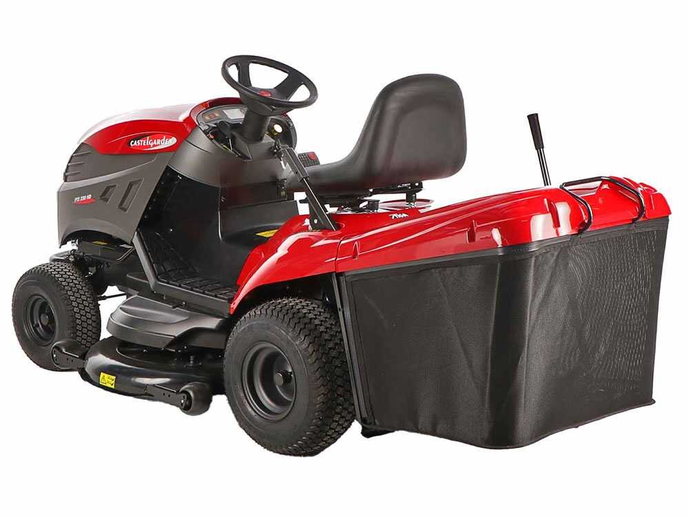 castelgarden ptx 230 hd tracteur tondeuse avec bac de ramassage boîte hydrostatique