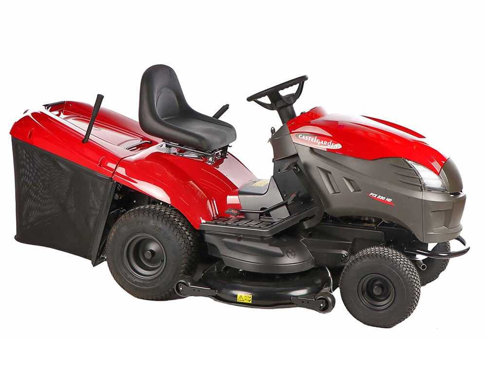 castelgarden ptx 230 hd tracteur tondeuse avec bac de ramassage boîte hydrostatique