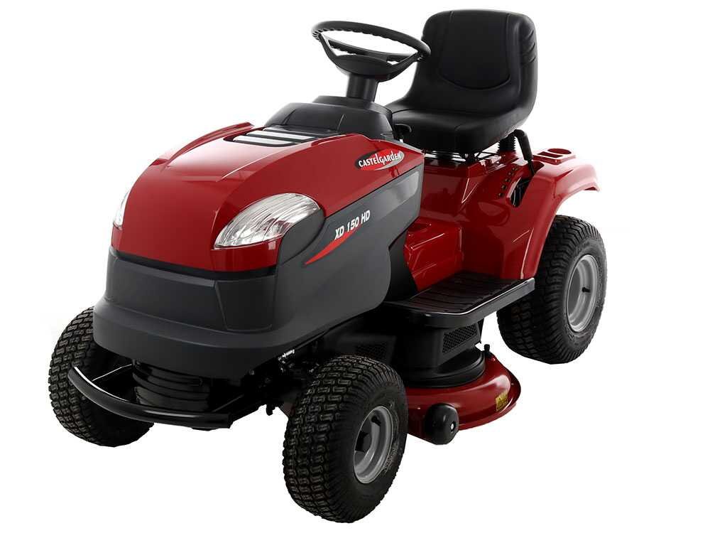 castelgarden xd 150 hd tracteur tondeuse avec éjection latérale et moteur st 400