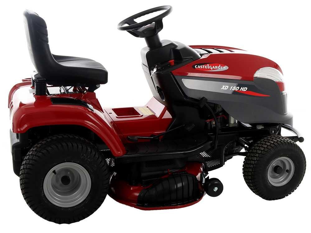 castelgarden xd 150 hd tracteur tondeuse avec éjection latérale et moteur st 400