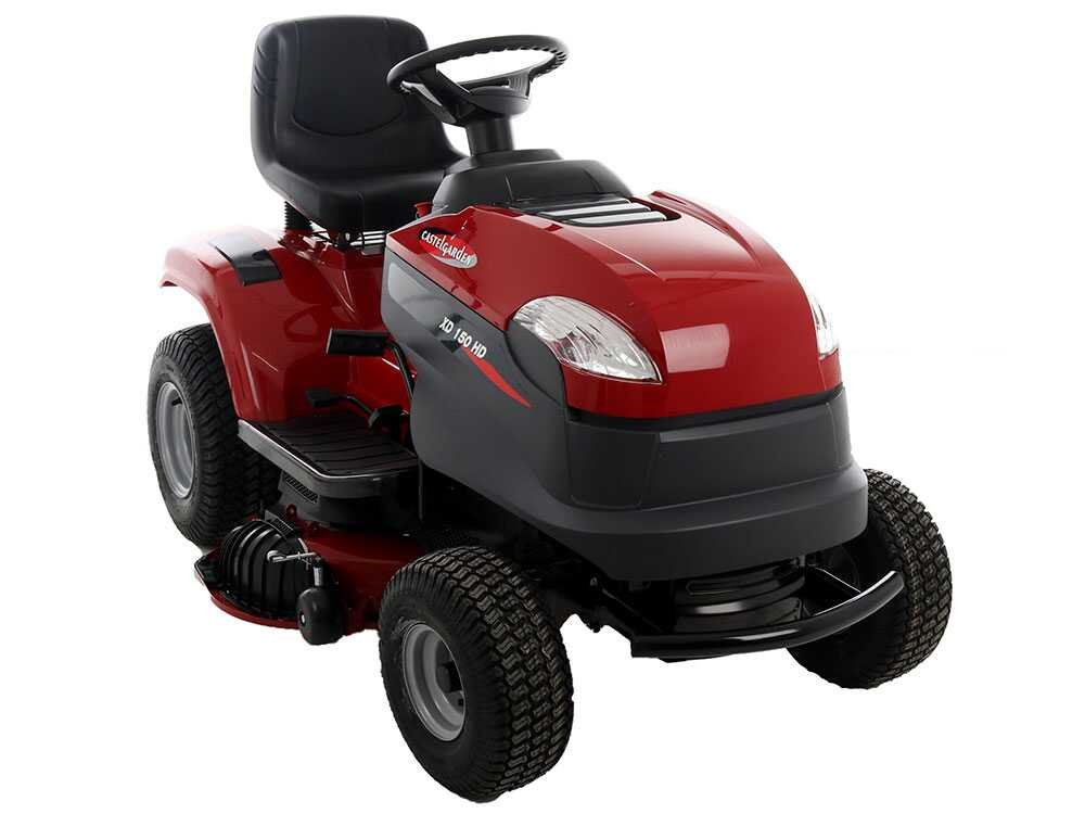 castelgarden xd 150 hd tracteur tondeuse avec éjection latérale et moteur st 400