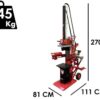 ceccato bull spl13h fendeuse à bois thermique verticale