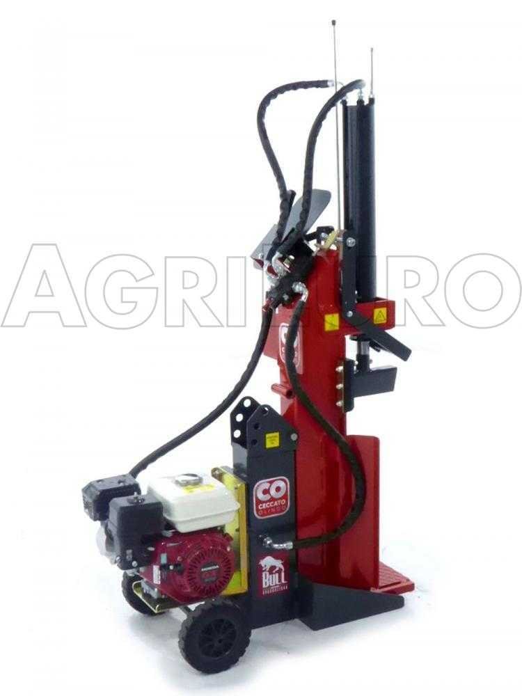 ceccato bull sple11 polh fendeuse à bois thermique multiposition