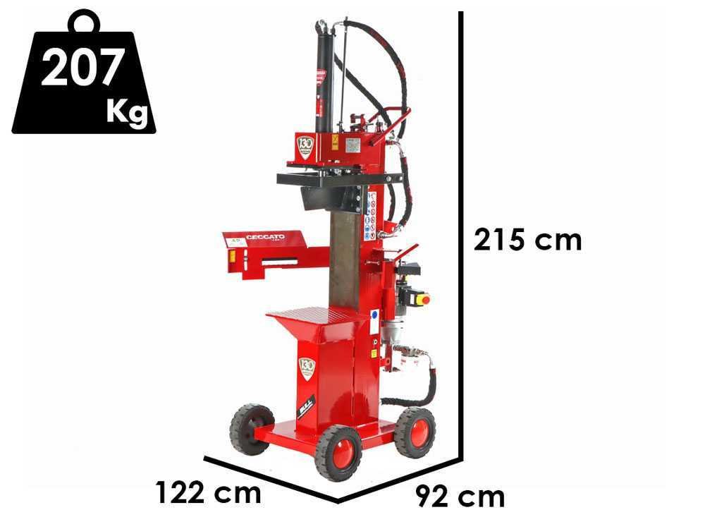 ceccato bull sple13r4t fendeuse électrique verticale 400v