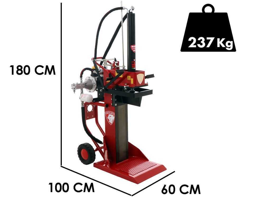 ceccato bull sple13t 650 fendeuse à bois électrique verticale 400v