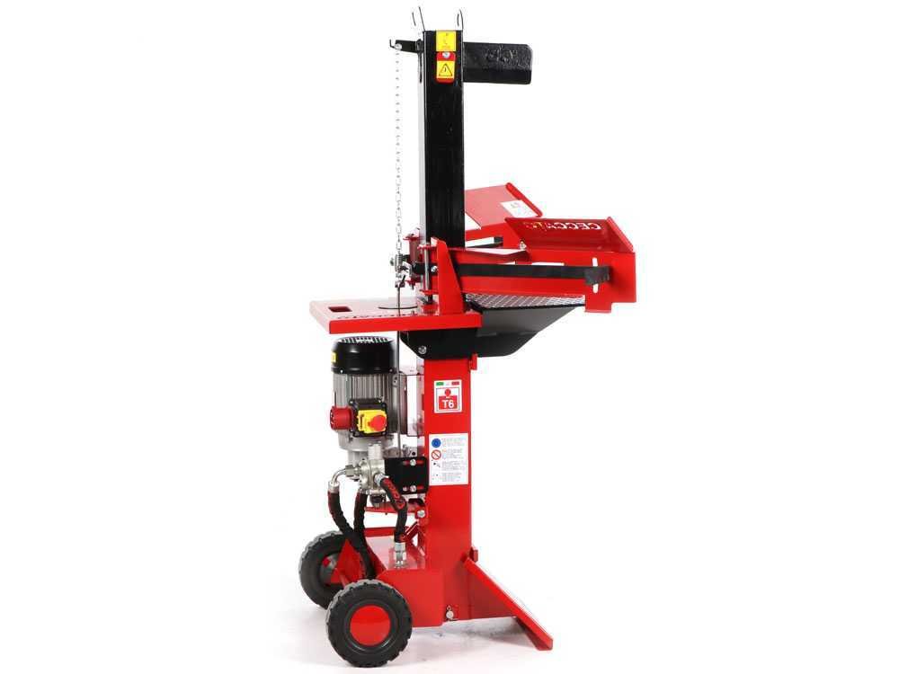 ceccato bull sple6lt fendeuse à bois électrique verticale 400v