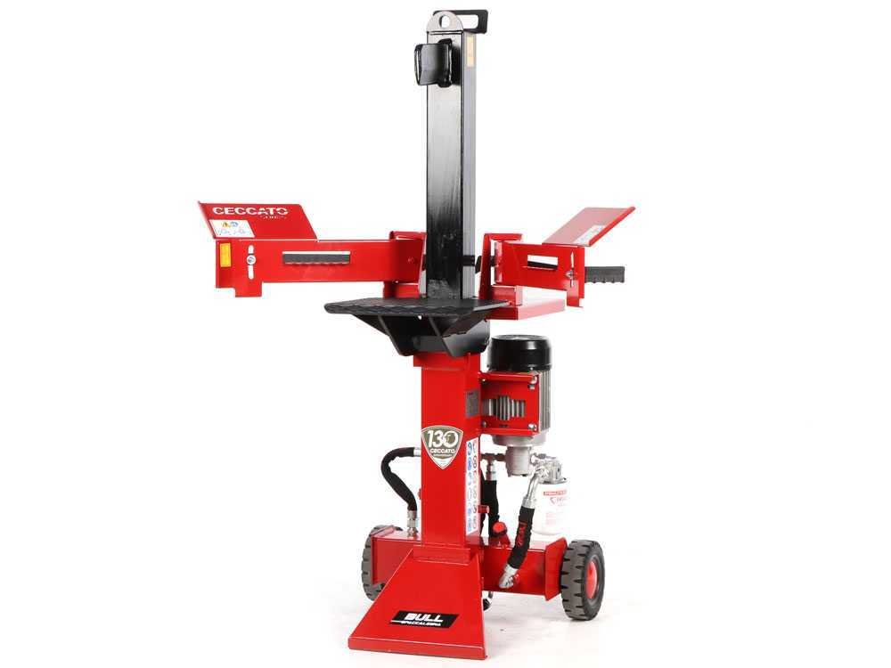 ceccato bull sple6lt fendeuse à bois électrique verticale 400v