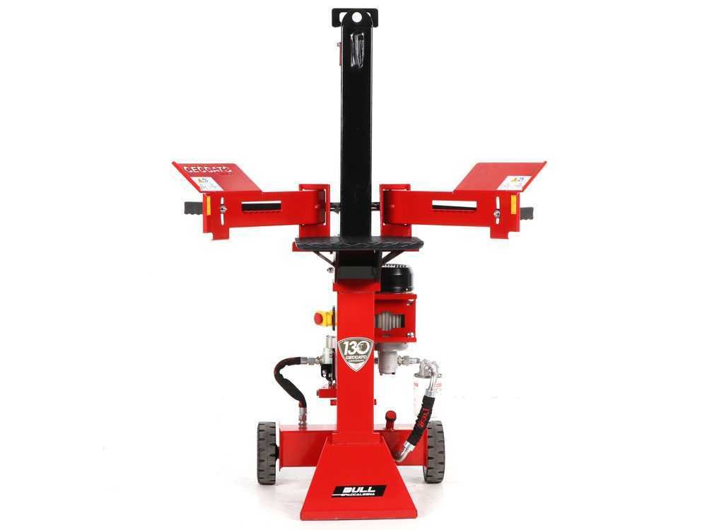 ceccato bull sple6lt fendeuse à bois électrique verticale 400v