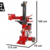ceccato bull sple6lt fendeuse à bois électrique verticale 400v