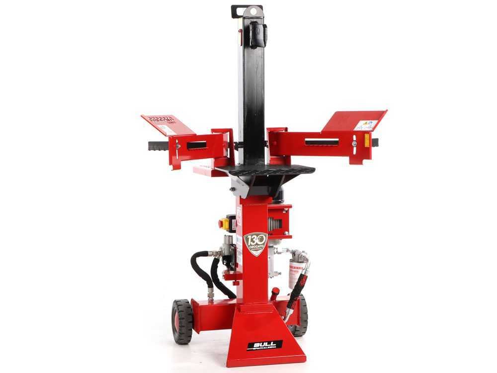 ceccato bull sple8lt fendeuse à bois électrique verticale 400v