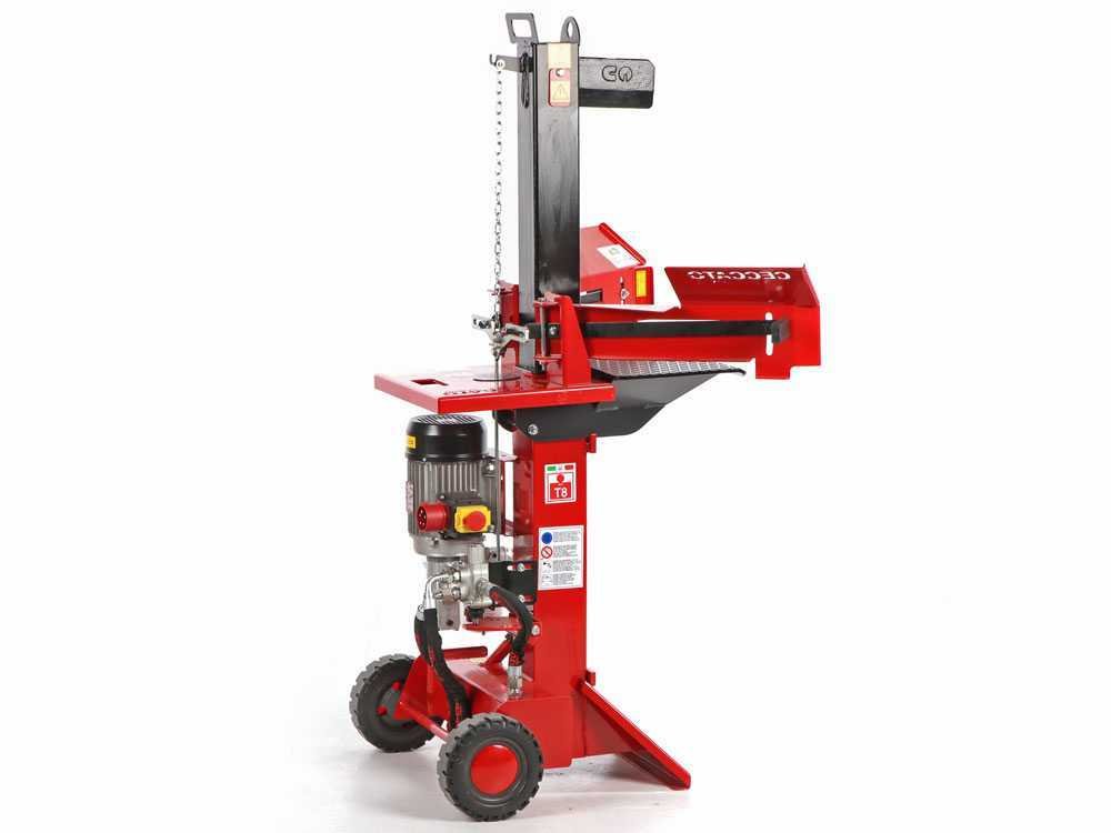 ceccato bull sple8lt fendeuse à bois électrique verticale 400v
