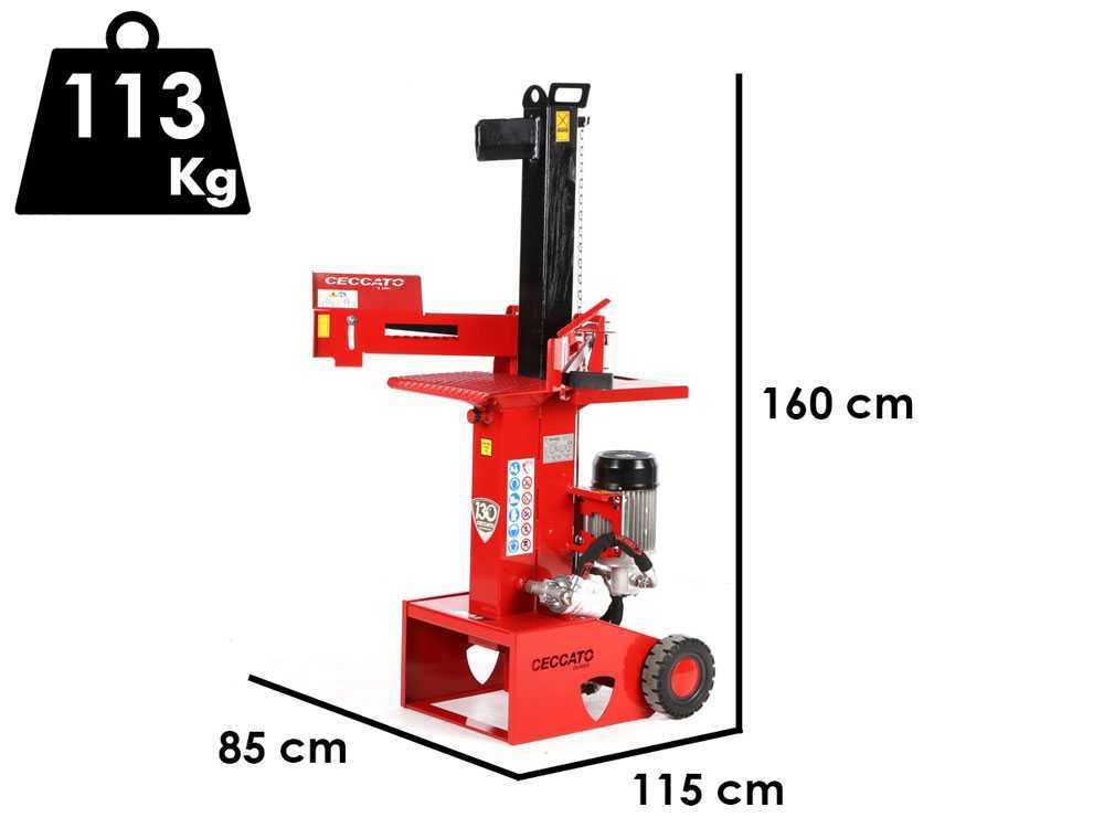 ceccato bull sple8t fendeuse à bois électrique verticale 400 v - Machines territoires ceccato bull sple8t fendeuse à bois électrique verticale 400 v