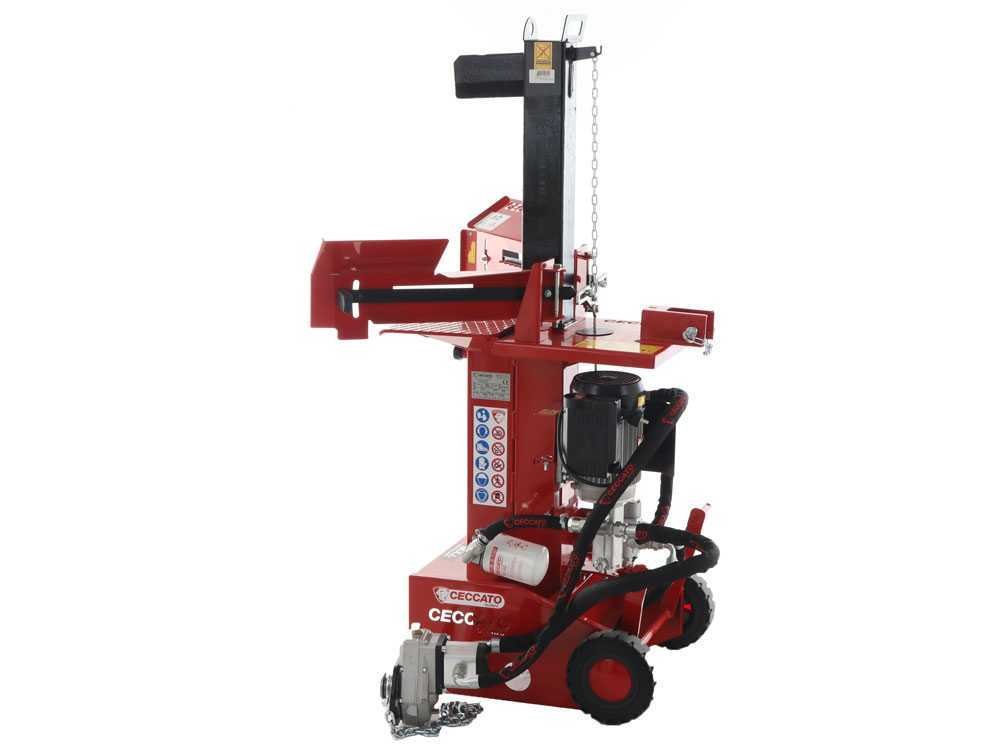 ceccato bull splet10 kombi fendeuse à bois hybride verticale Électrique et à tracteur