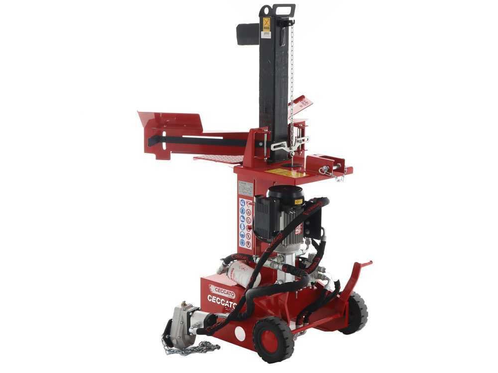 ceccato bull splet10 kombi fendeuse à bois hybride verticale Électrique et à tracteur