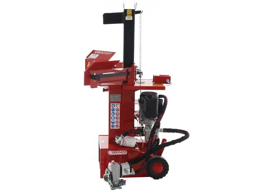 ceccato bull splet10 kombi fendeuse à bois hybride verticale Électrique et à tracteur