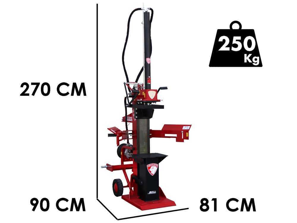 ceccato bull splt13.11 fendeuse sur tracteur verticale