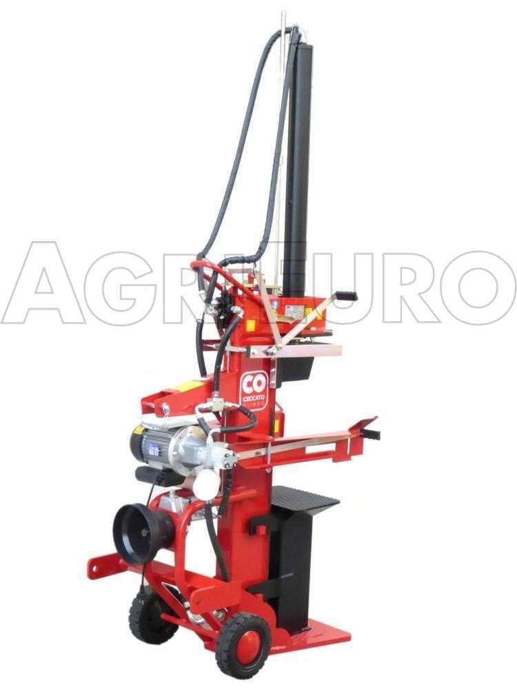 ceccato kombi splet13 fendeuse à bois hybride Électrique et à tracteur verticale