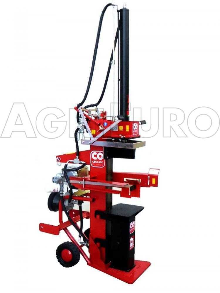 ceccato kombi splet13 fendeuse à bois hybride Électrique et à tracteur verticale