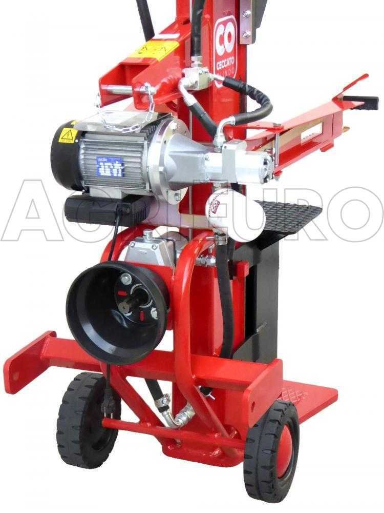 ceccato kombi splet13 fendeuse à bois hybride Électrique et à tracteur verticale