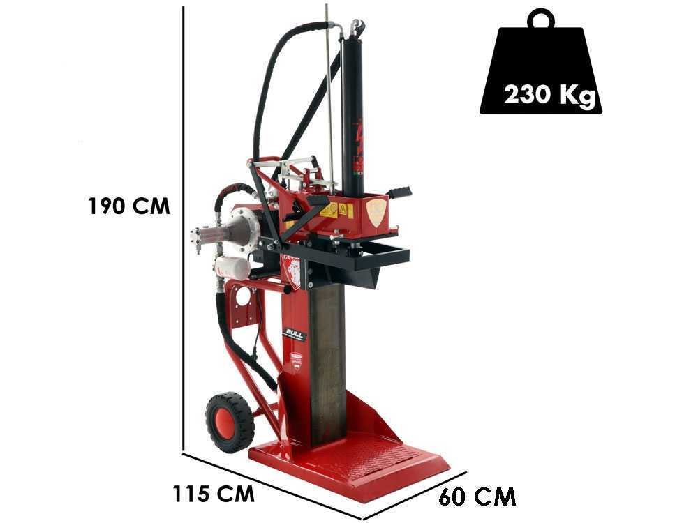 ceccato olindo bull sple13 650tc fendeuse électrique verticale