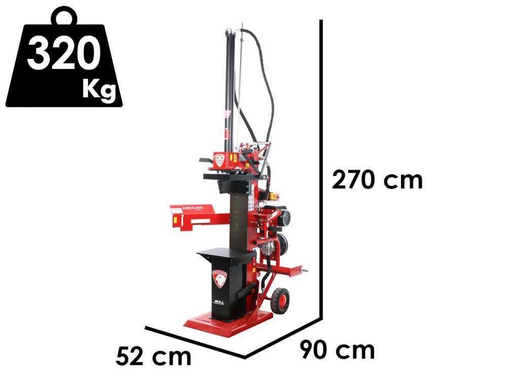 ceccato olindo splet13tlt fendeuse à bois hybride Électrique et à tracteur verticale