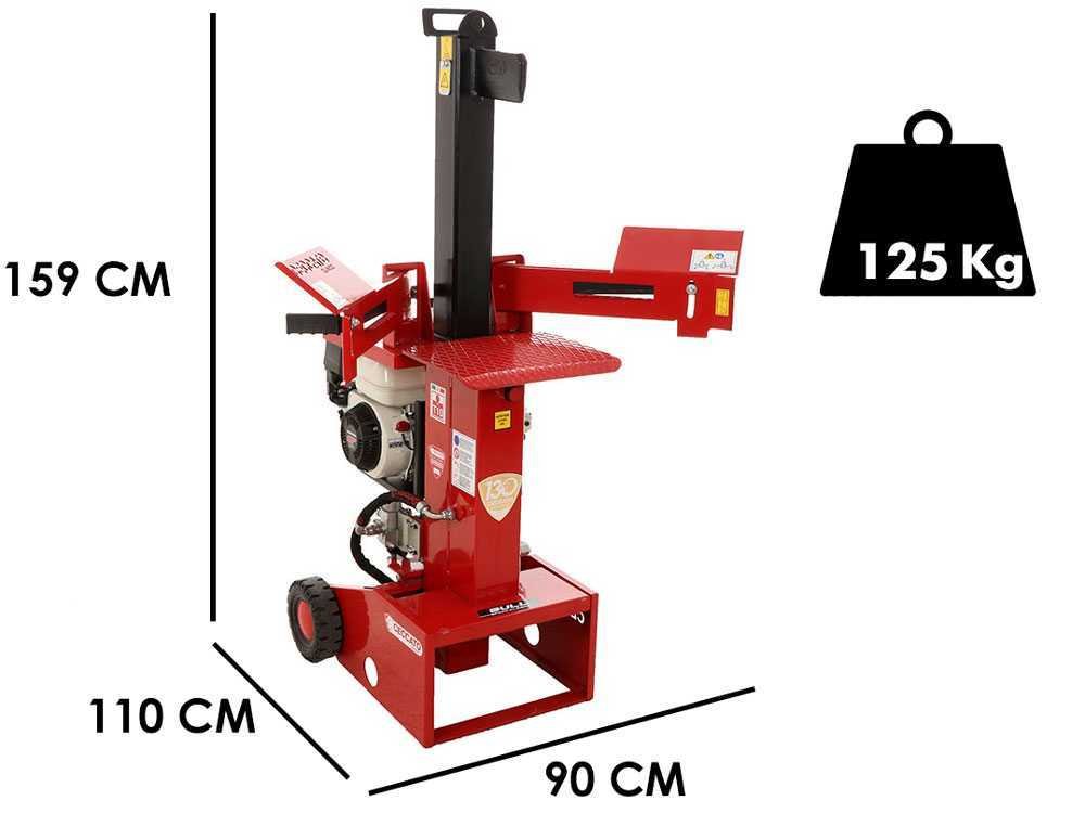 ceccato spl10h gp160 fendeuse à bois thermique verticale