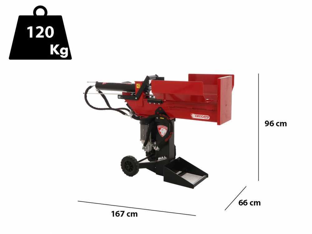 ceccato sple10polt fendeuse à bois électrique orientable 400v
