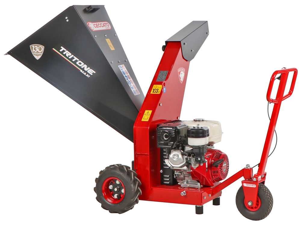 ceccato tritone maxi autotracté broyeur thermique moteur honda gx390