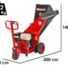 ceccato tritone maxi autotracté broyeur thermique moteur honda gx390
