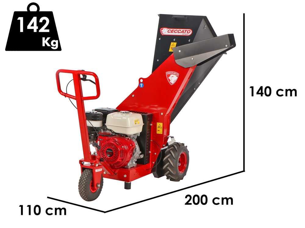 ceccato tritone maxi autotracté broyeur thermique moteur honda gx390