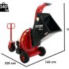 ceccato tritone monster broyeur thermique professionnel gx390 honda démarrage électrique - Machines territoires ceccato tritone monster broyeur thermique professionnel gx390 honda démarrage électrique