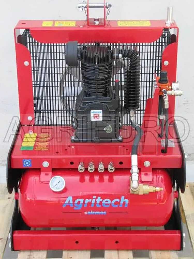 compresseur à tracteur porté airmec agritech 540 récolte des olives et élagage - Machines territoires compresseur à tracteur porté airmec agritech 540 récolte des olives et élagage
