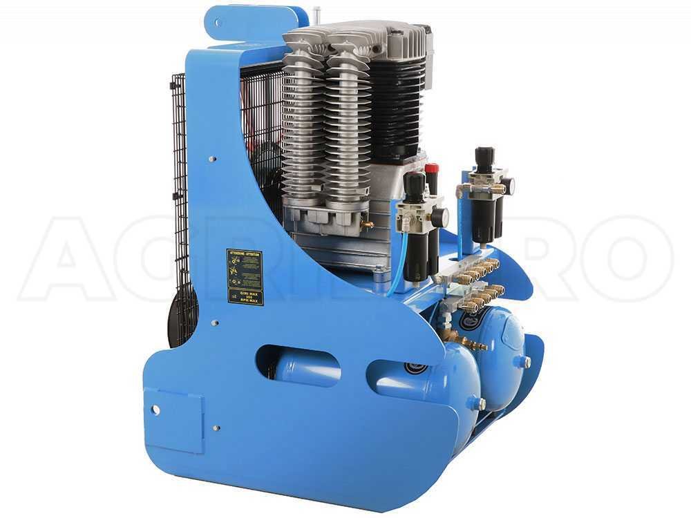 compresseur avec attelage pour tracteur campagnola pto ecoplus 1500 récolte olives et taille