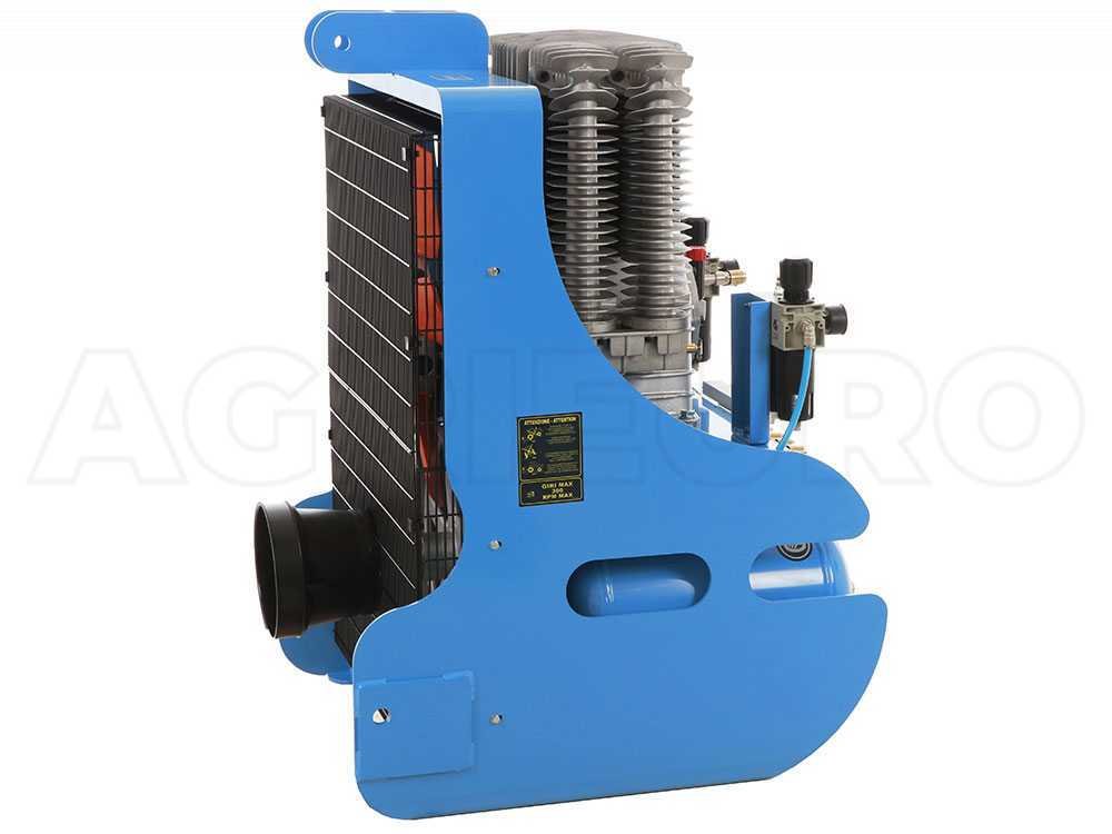compresseur avec attelage pour tracteur campagnola pto ecoplus 1500 récolte olives et taille