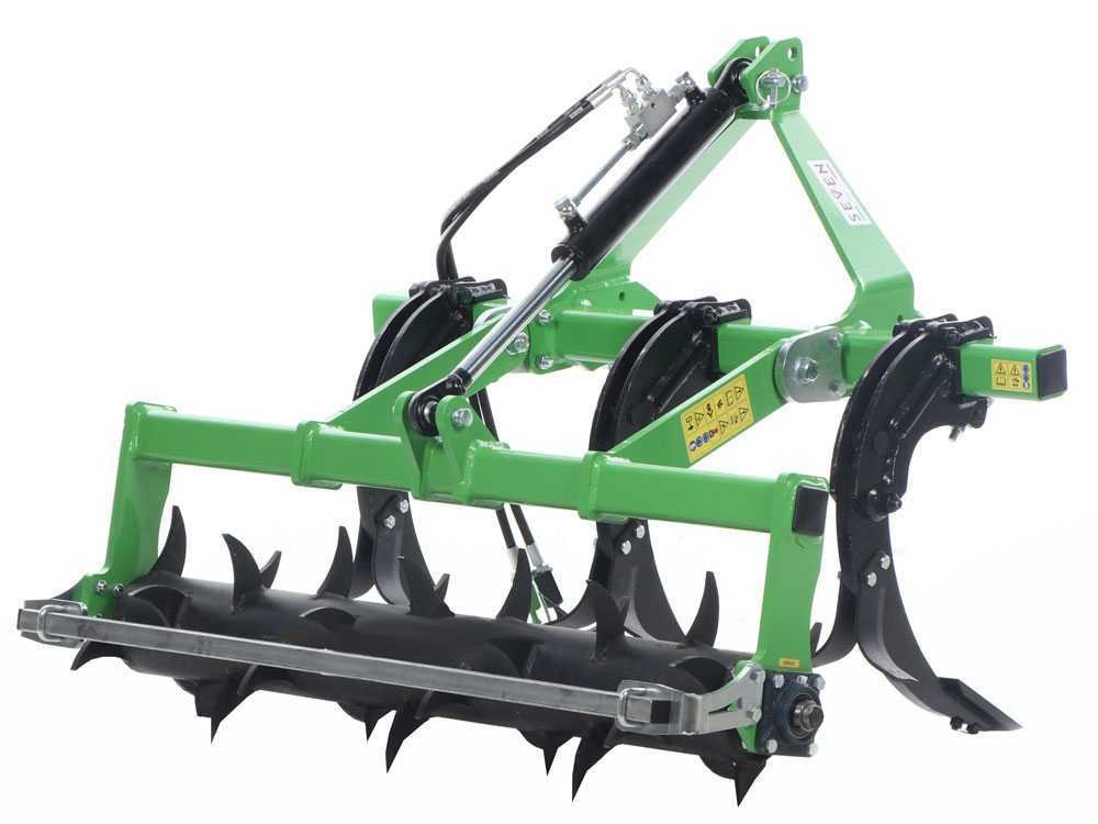 décompacteur agricole seven italy simply à 3 dents 120 cm rouleau hydraulique