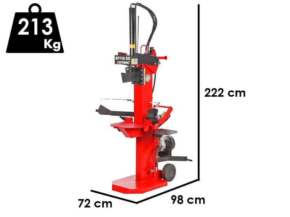 docma sf110 pto xx fendeuse à bois sur tracteur verticale