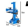 docma svg1000 220 plus fendeuse à bois électrique verticale