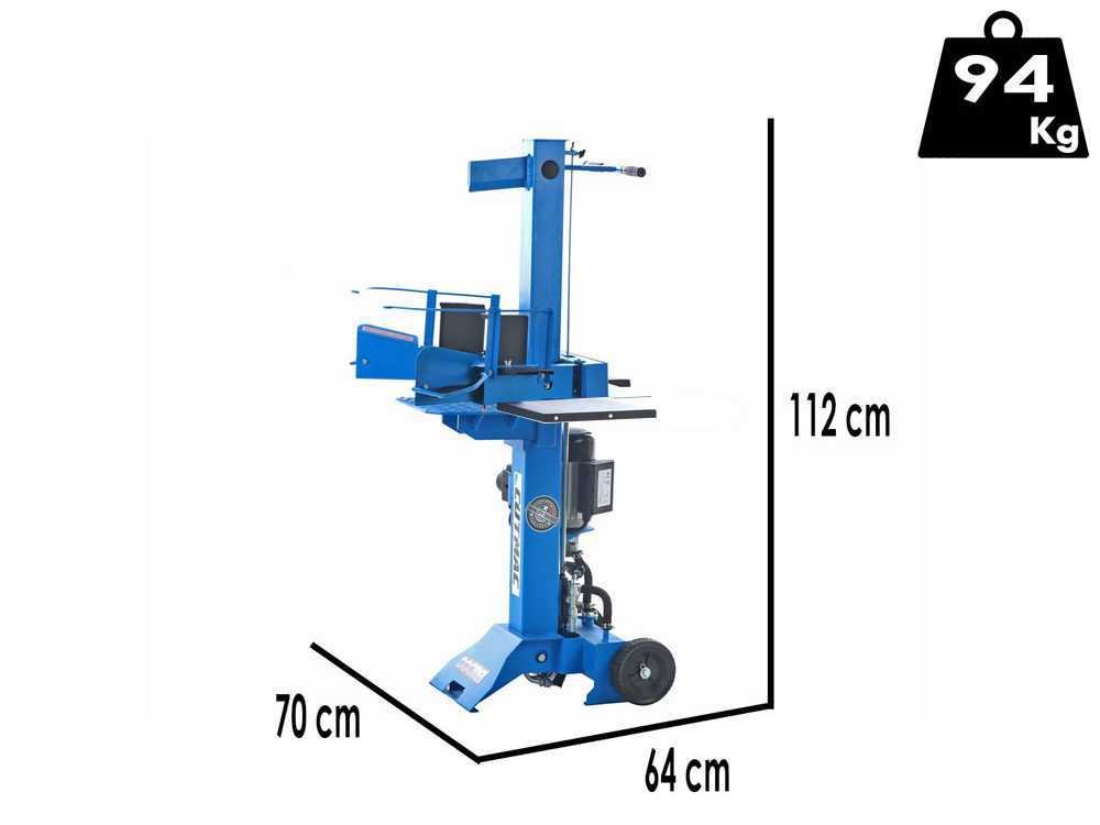 docma svg650 220 plus fendeuse à bois électrique verticale