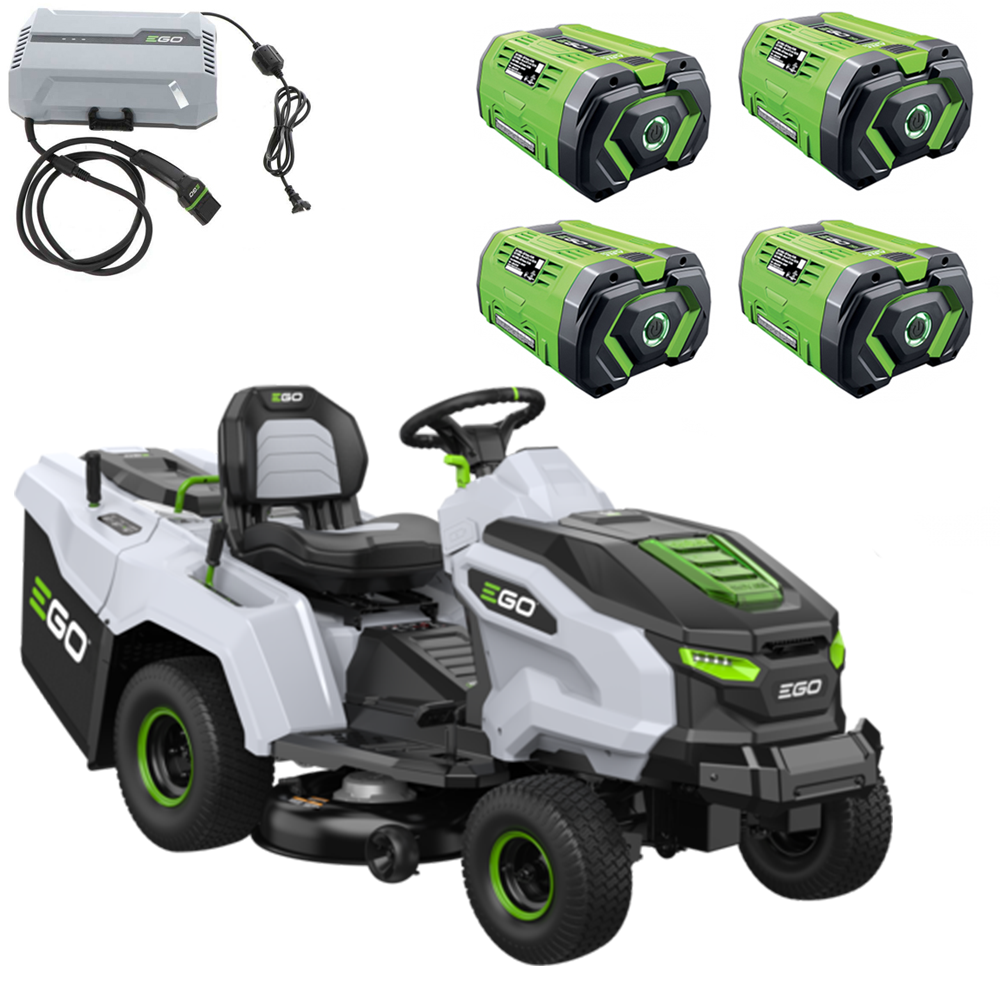 ego tr 3801 e b tracteur tondeuse à batterie avec bac de ramassage 56v 40ah ego tr 3801 e b tracteur tondeuse à batterie avec bac de ramassage 56v 40ah